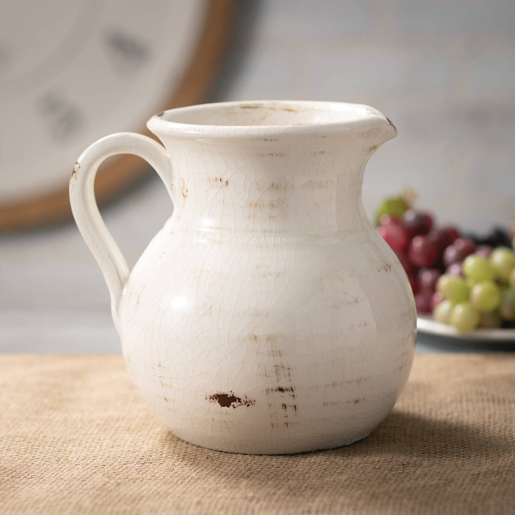 Glazed Ceramic Pitcher        