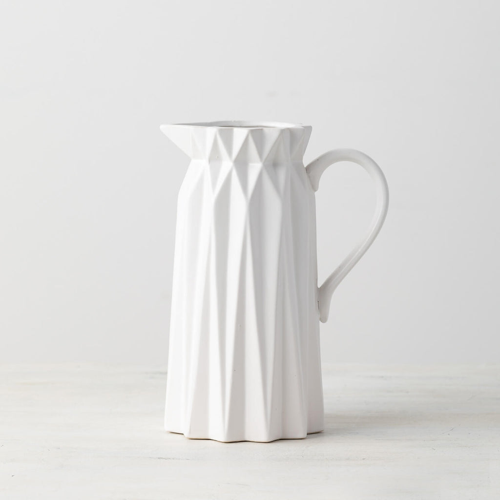 Origami Geometric Pitcher     