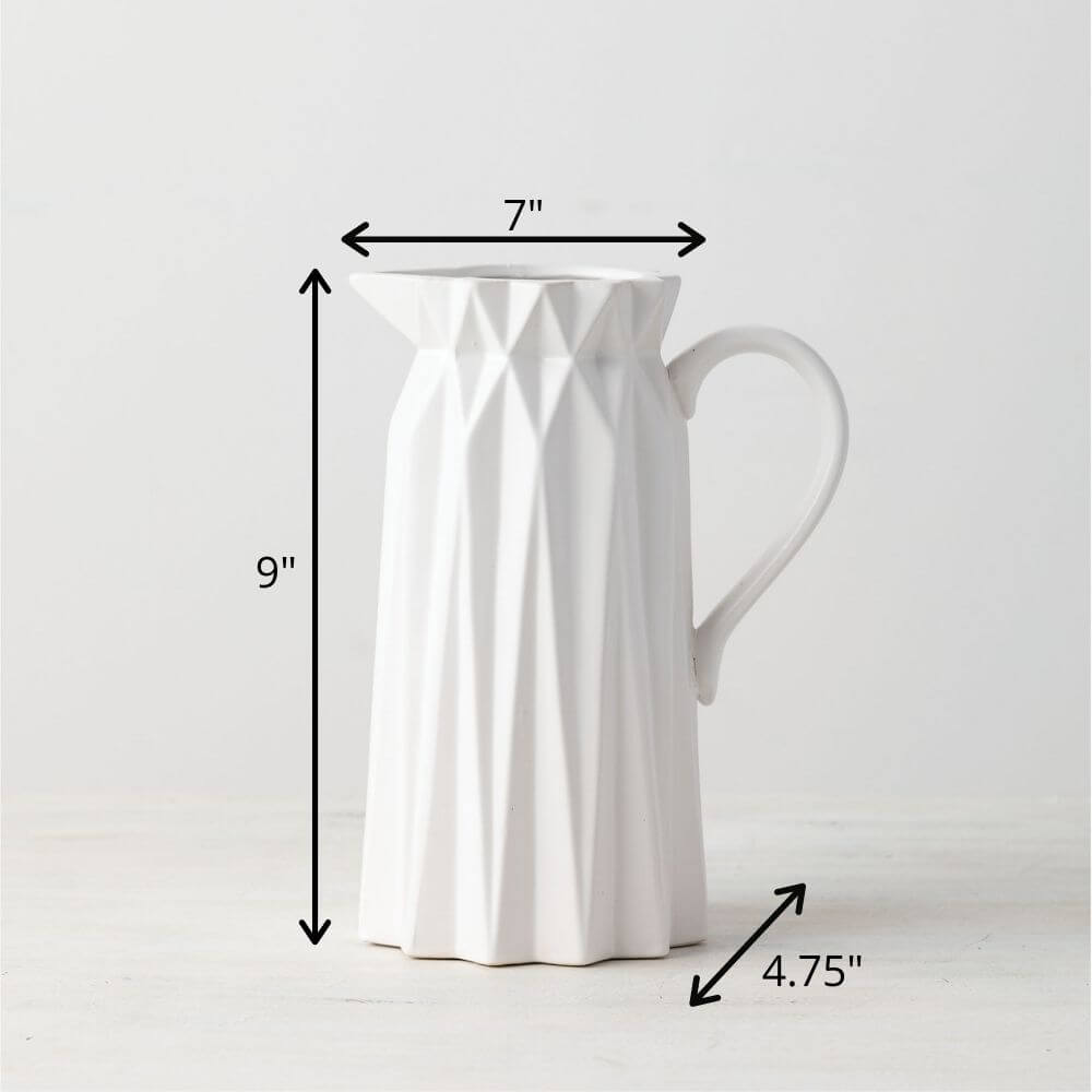 Origami Geometric Pitcher     