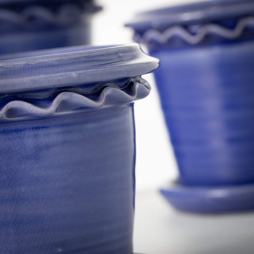 Provincial Design Indigo Pots 