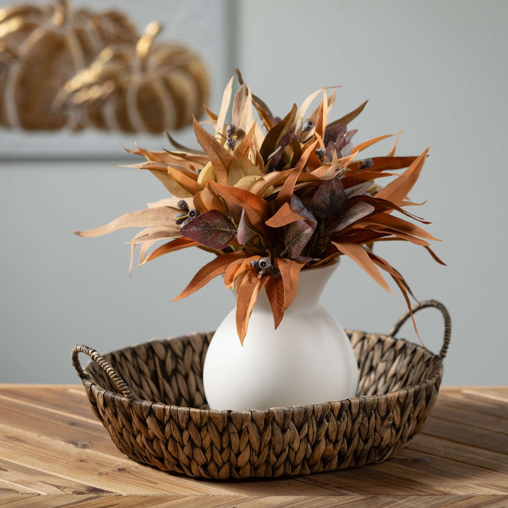 Matte Ivory Hourglass Vase    