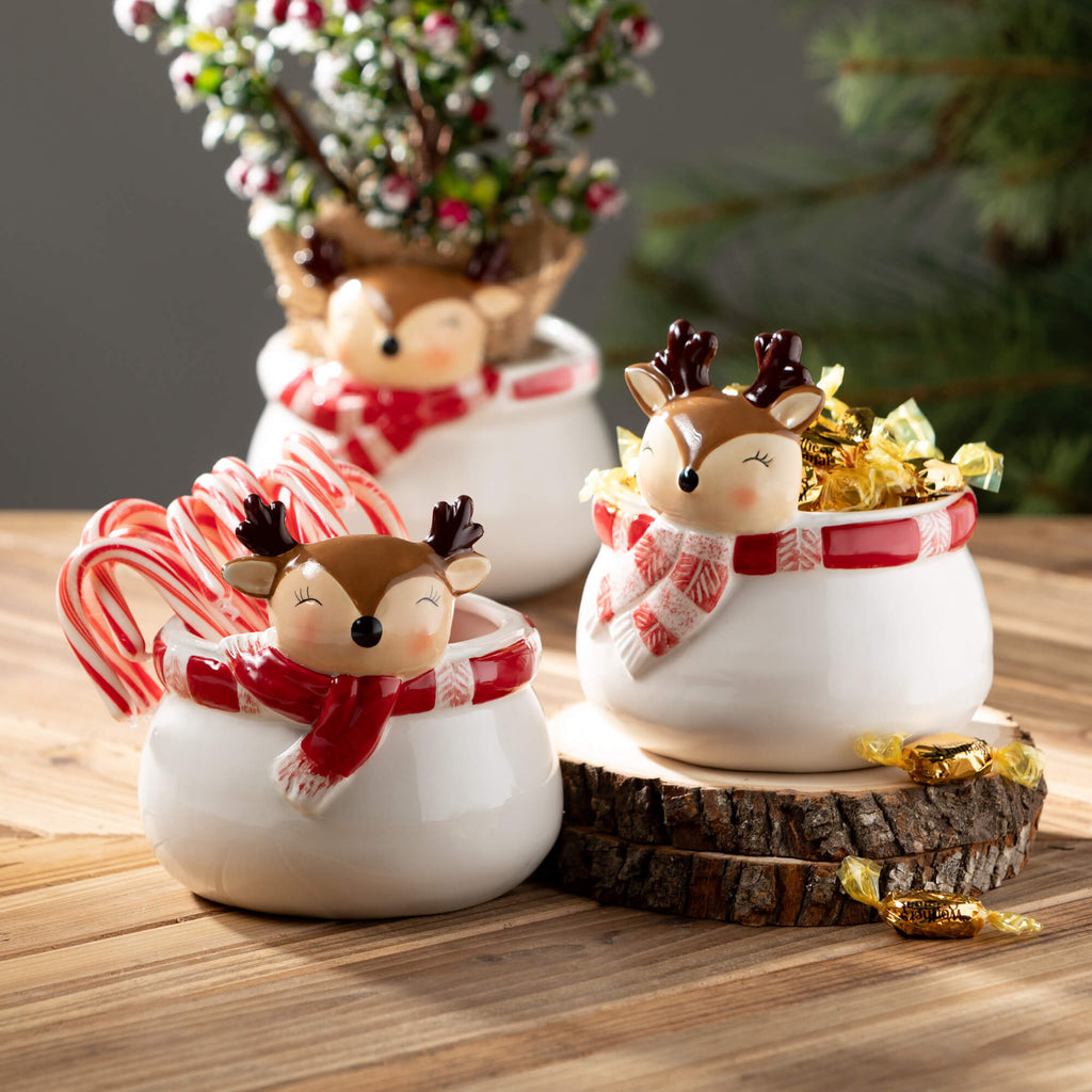 Whimsical Reindeer Containers 