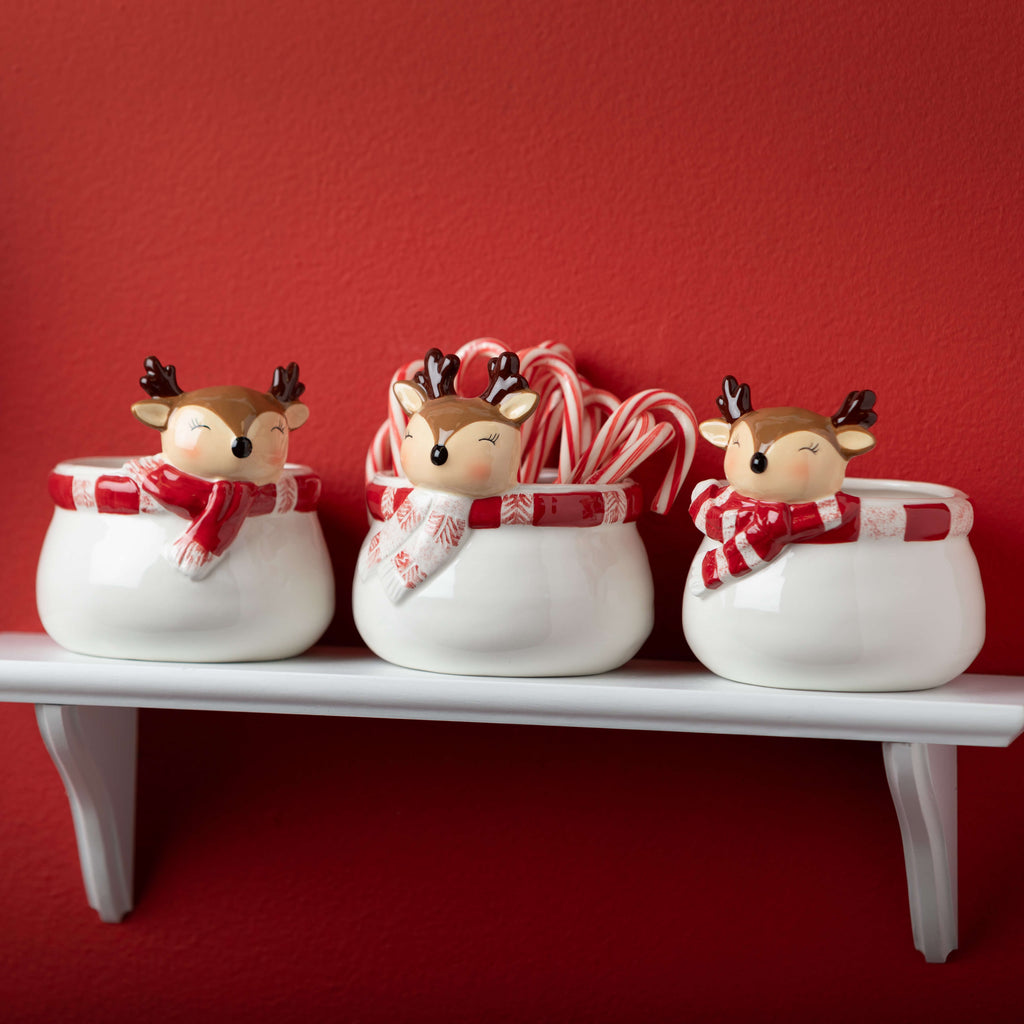 Whimsical Reindeer Containers 