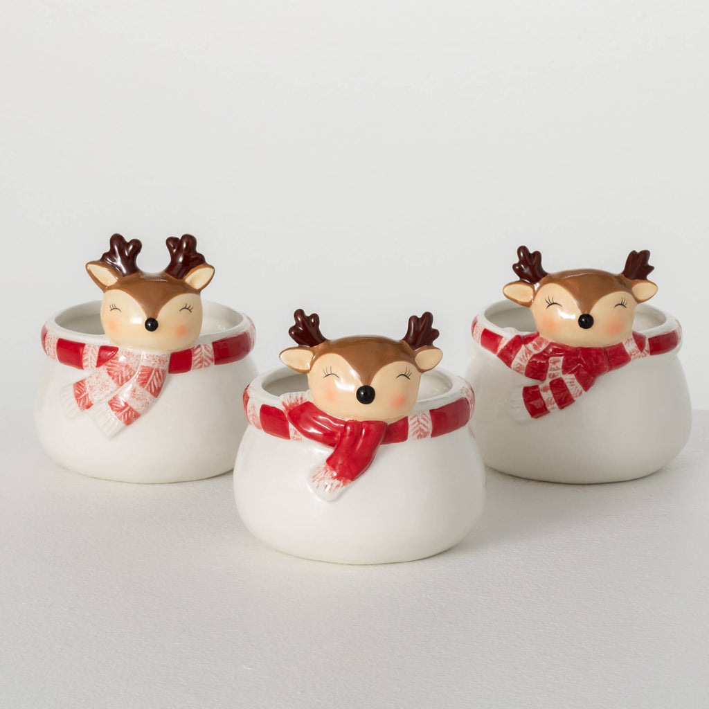 Whimsical Reindeer Containers 