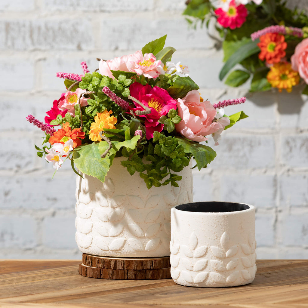 Modern Leaf Cream Pots        