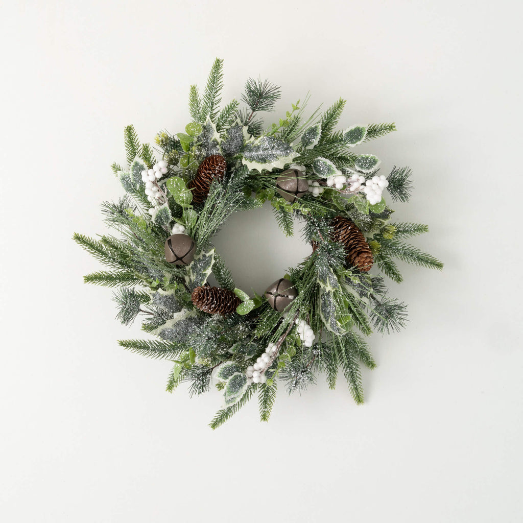 Mixed Pine Berry Accent Wreath