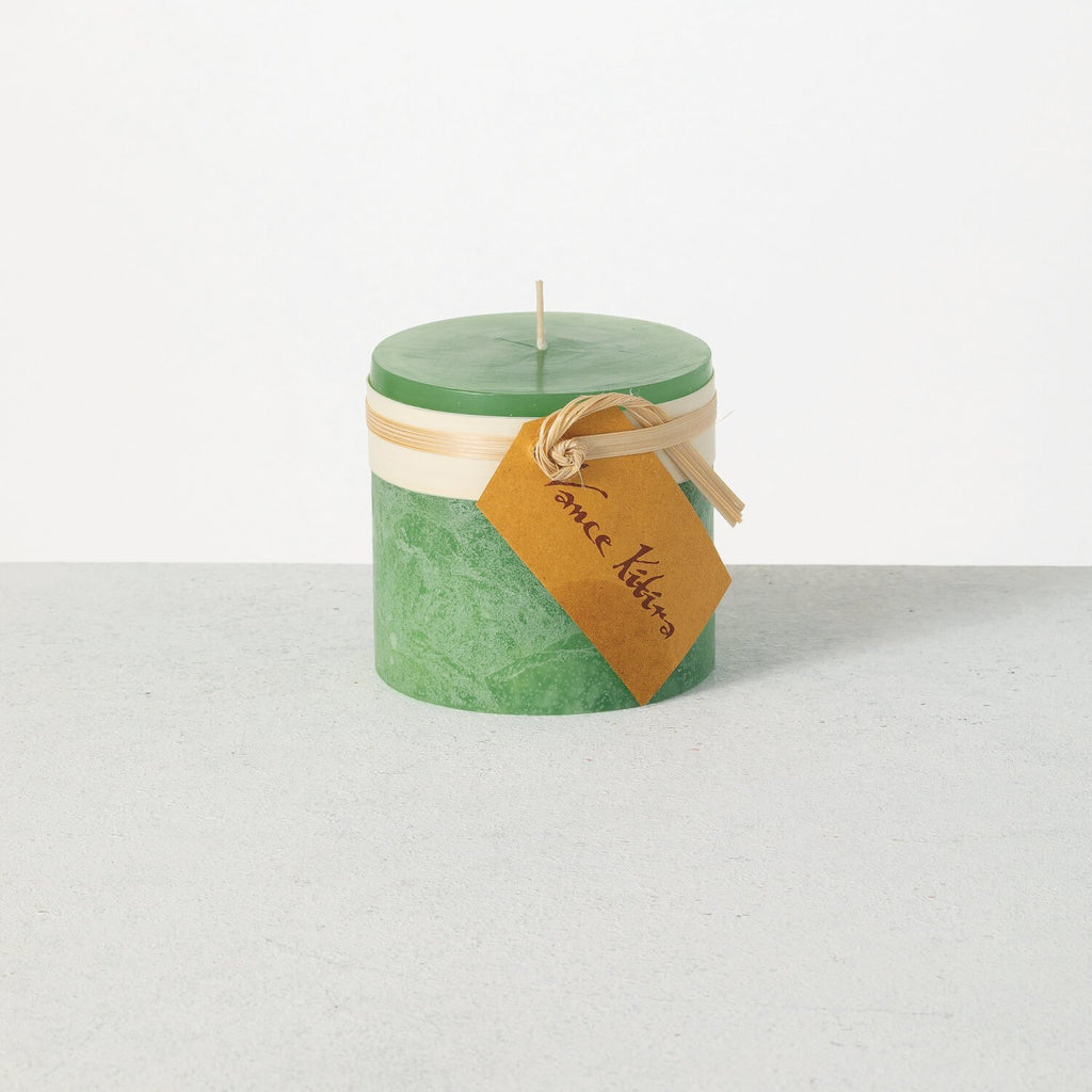 Aloe Timber Pillar Candle     