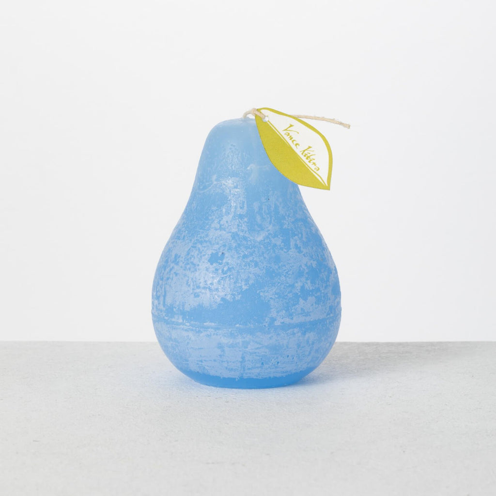 Crystal Blue Timber Pear Candl