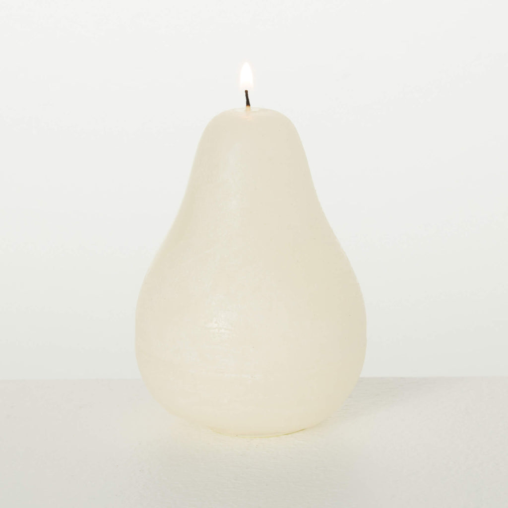 Melon White Timber Pear Candle