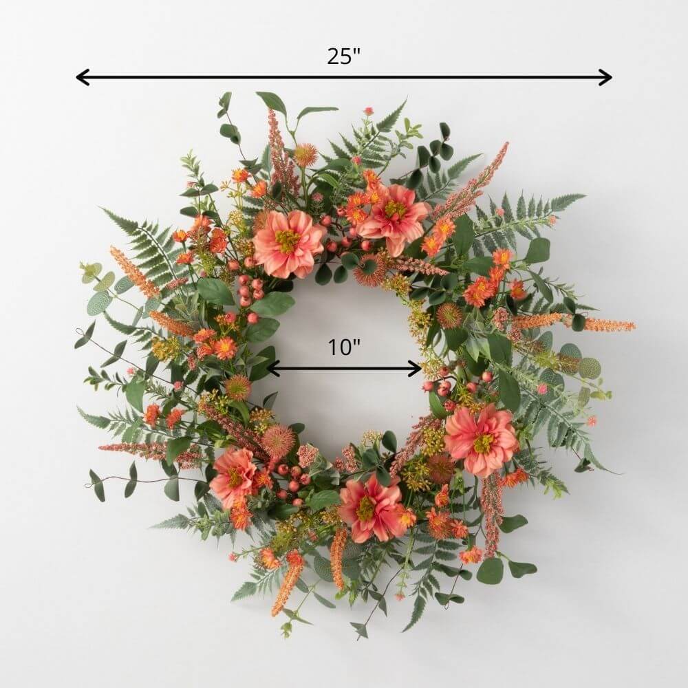 Dahlia/Berry Wreath           