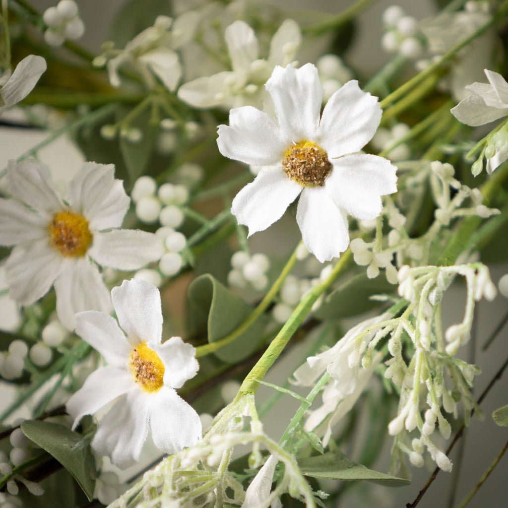 Daisy/Eucalyptus Wreath       