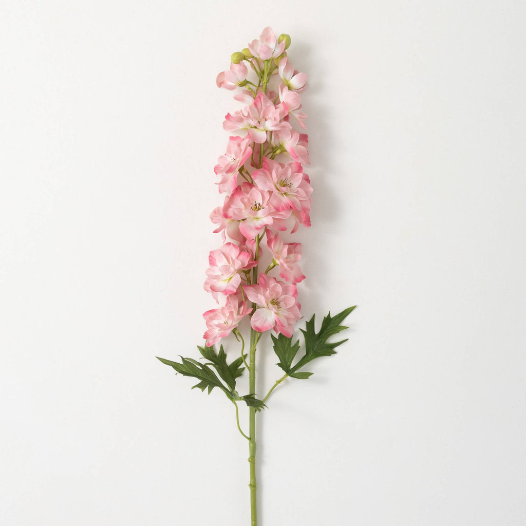 Coral Pink Delphinium Spray   