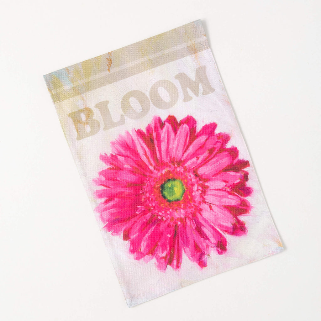 Gygi Pink Gerbera Garden Flag 