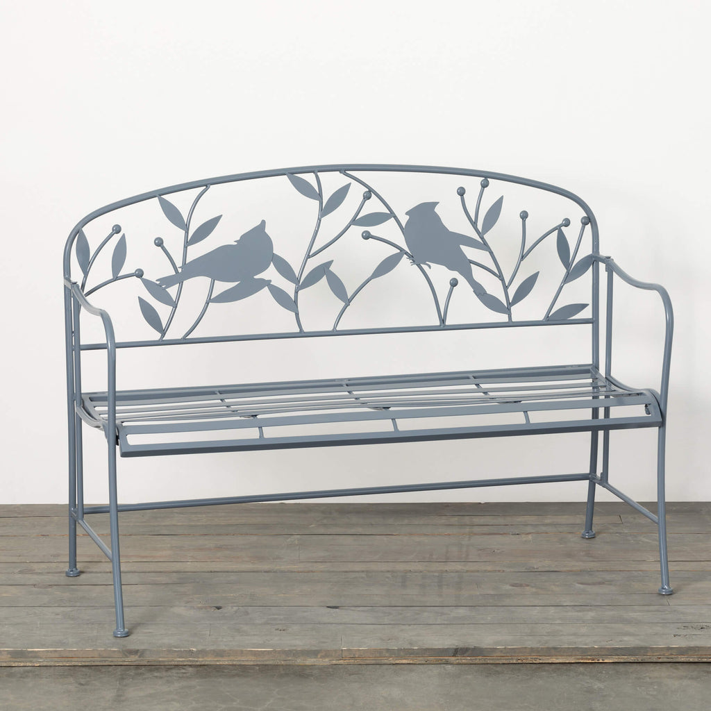 Gray Cardinal Garden Bench    