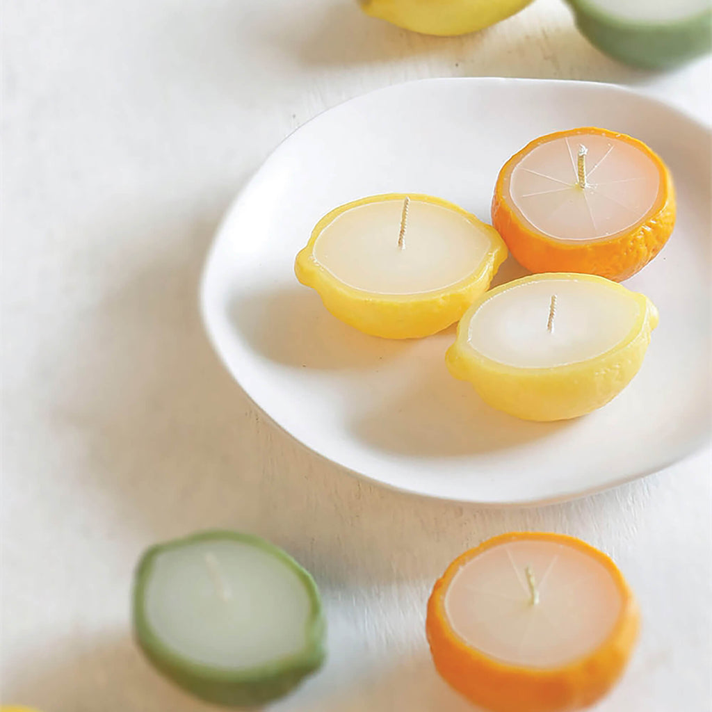 Scented Lemon Fruit Votive    