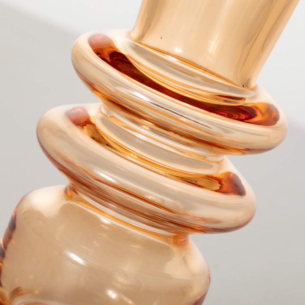 Amber Glass Vase              