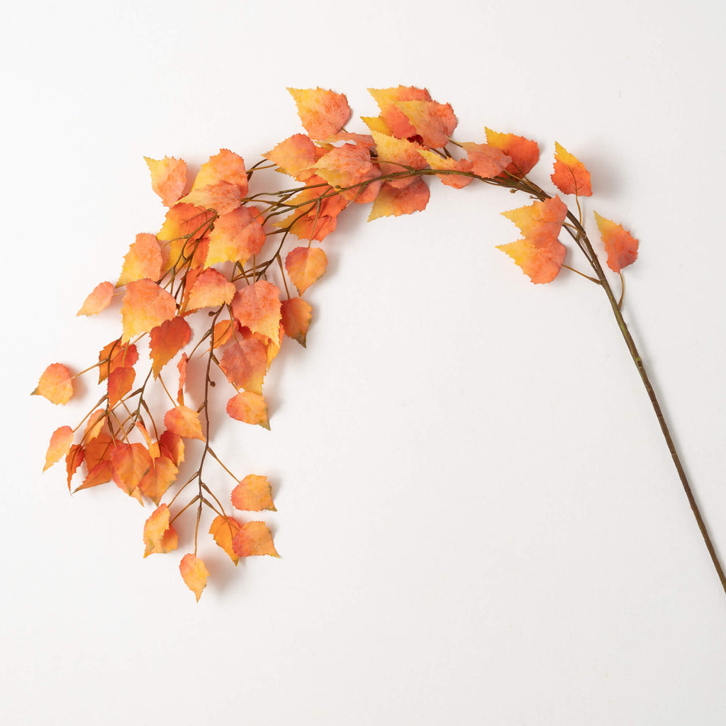 Warm Fall Draping Leaf Spray  