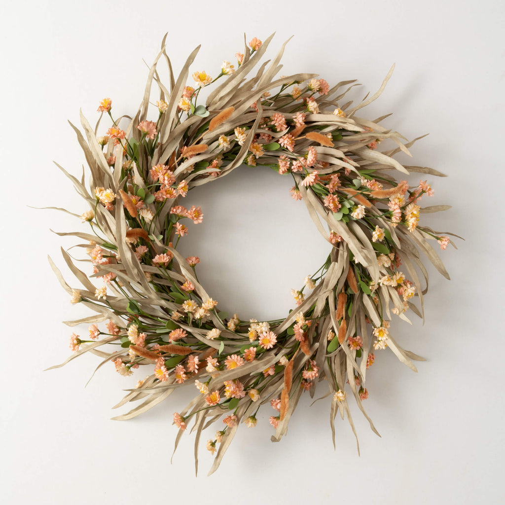 Grass And Bunnytail Wreath    