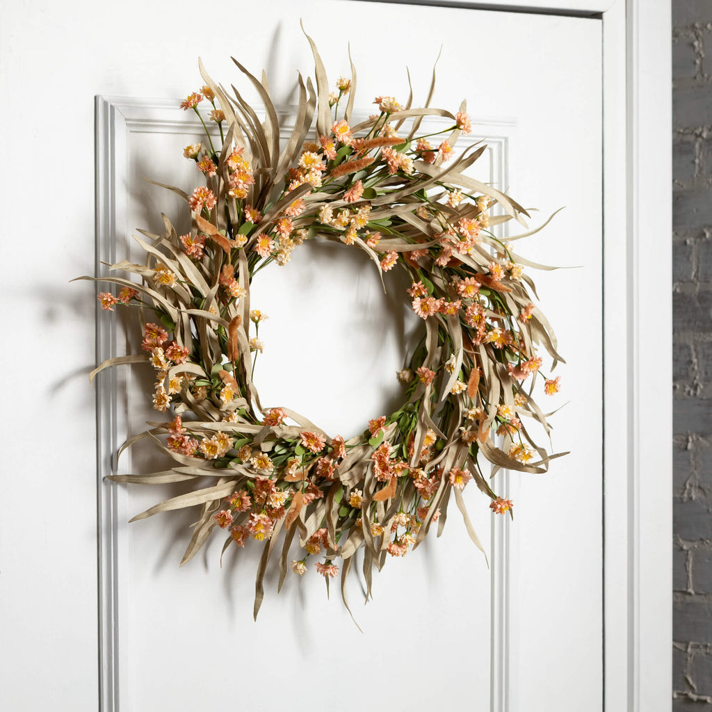 Grass And Bunnytail Wreath    