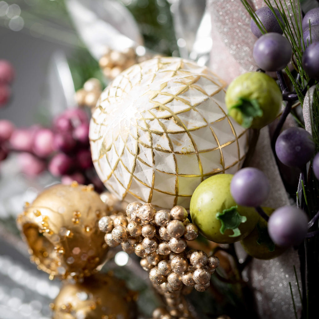 Mixed Ball Pine Garland       