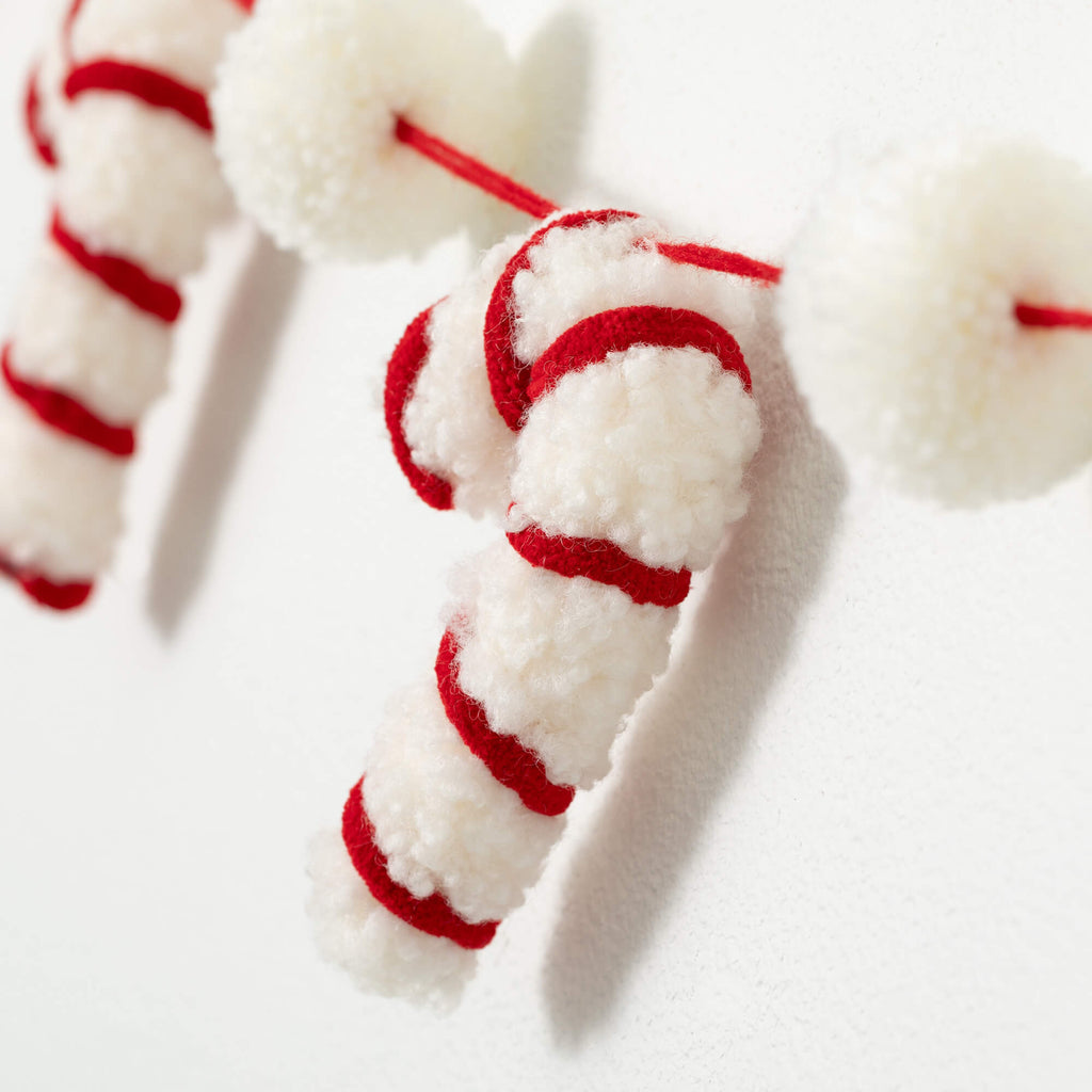 Whimsical Candy Cane Garland  