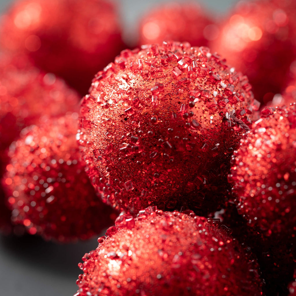 Red Christmas Ball Garland    