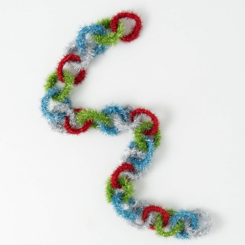 Blue Green Red Link Garland   