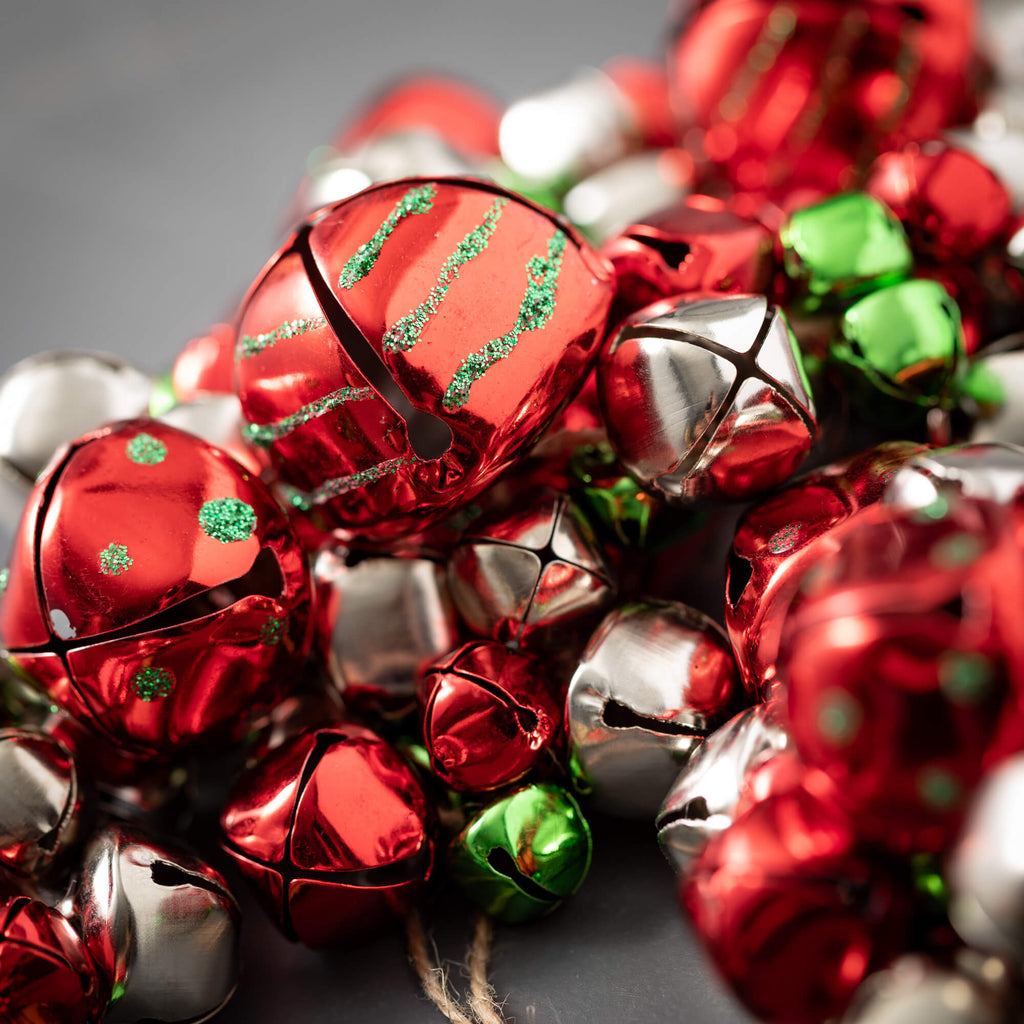 Red Green Jingle Bell Garland 