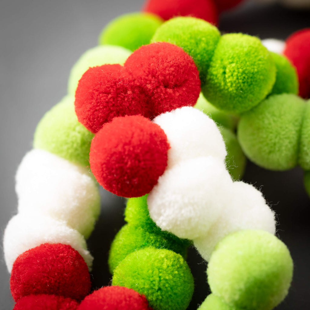 Christmas Pom Pom Garland     