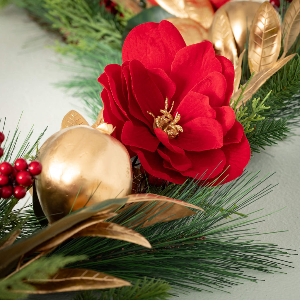 Magnolia Pomegranate Garland  