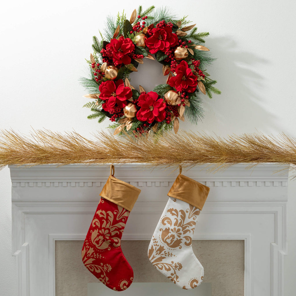 Gold Metallic Pine Garland    