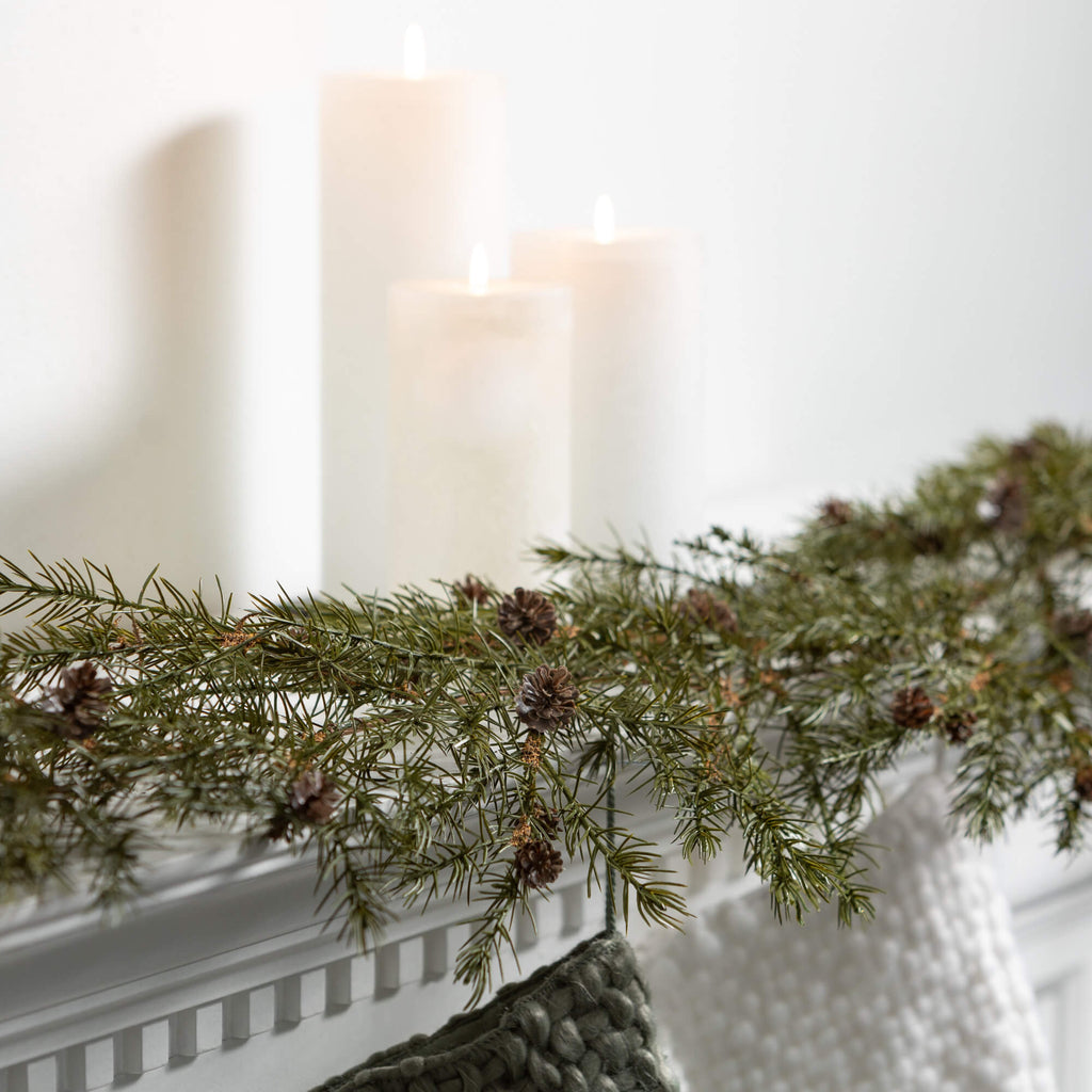 Cedar Pinecone Garland        