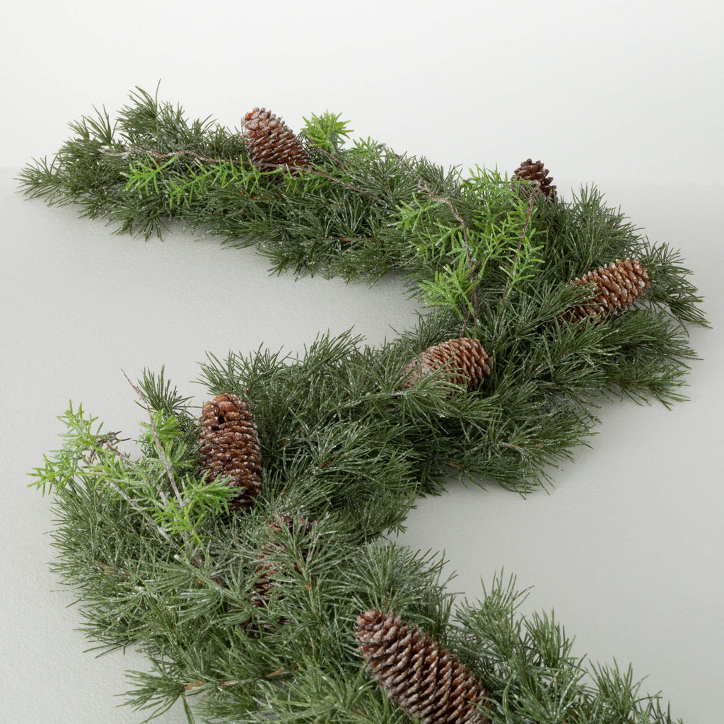 Soft Touch Dusted Pine Garland