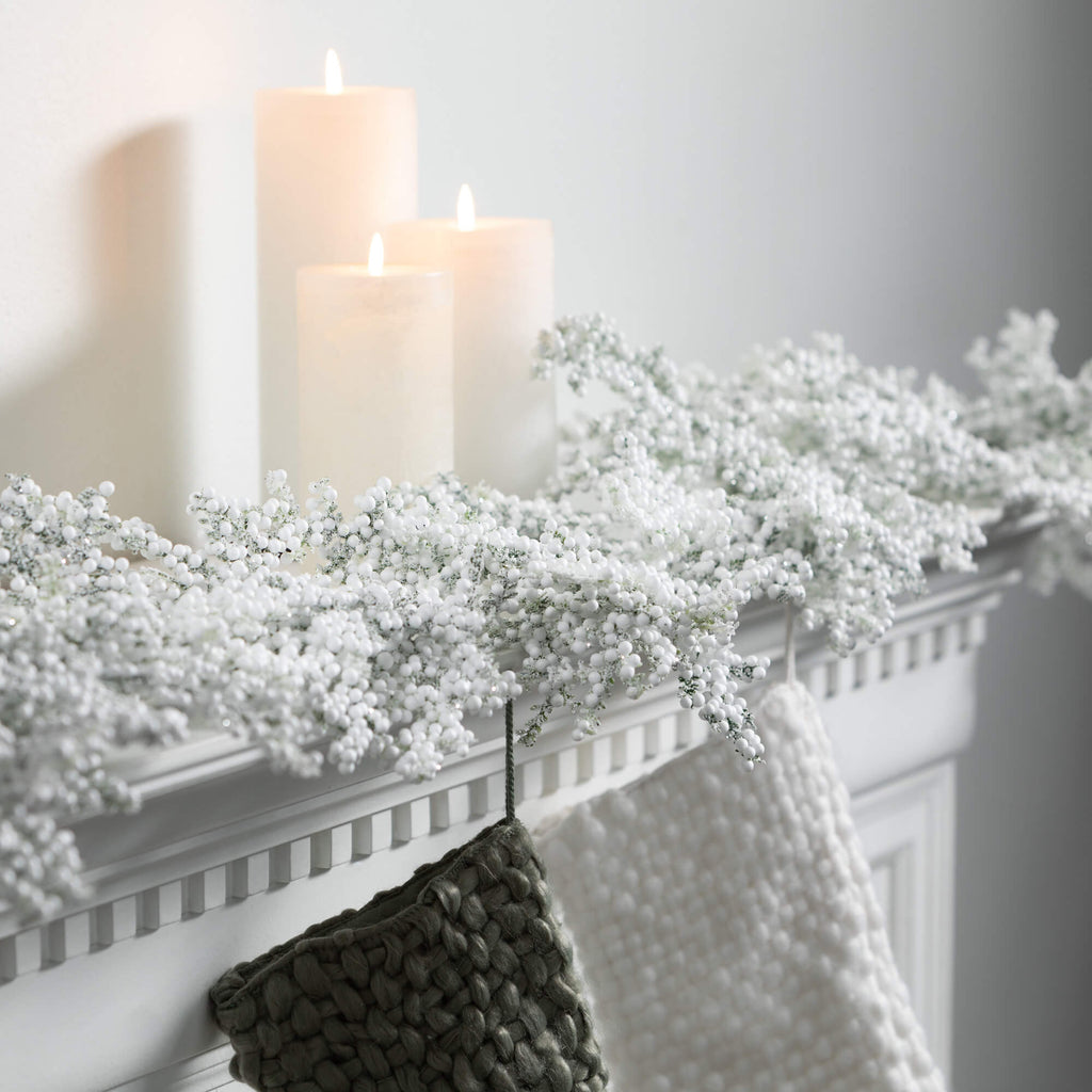 Frosted Juniper Berry Garland 