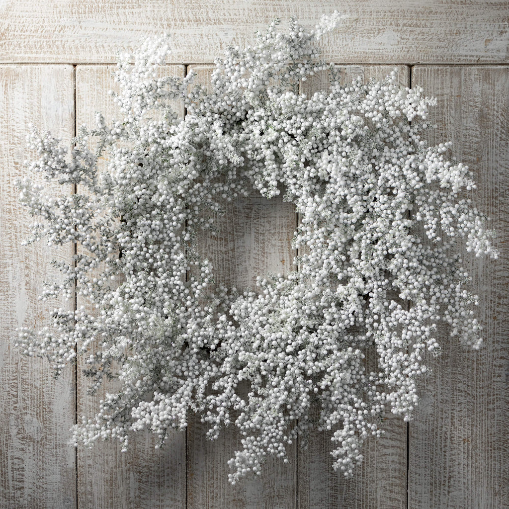 Frosted Juniper Berry Wreath  