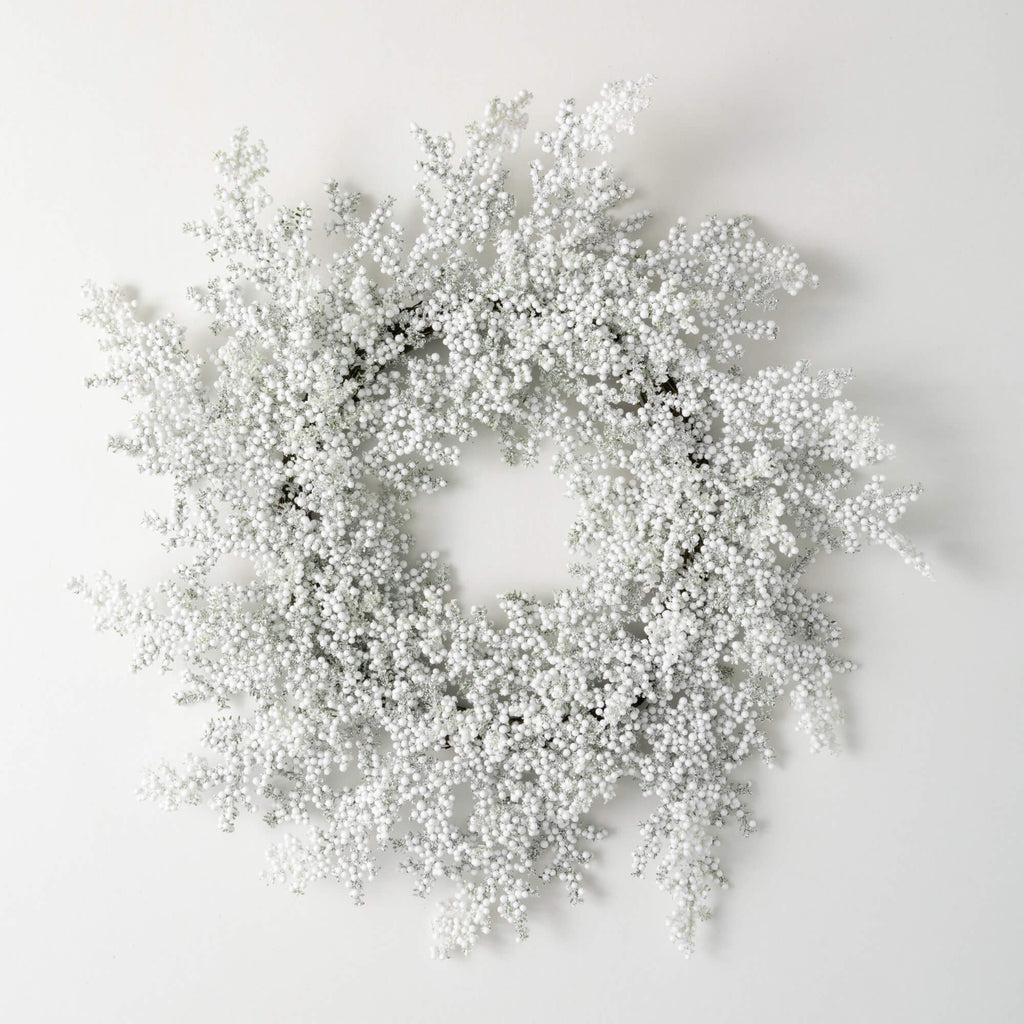 Frosted Juniper Berry Wreath  