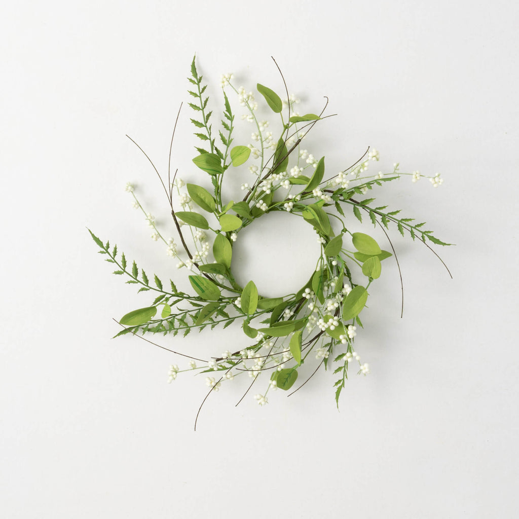 Lush Leaf Berry Mini Wreath   