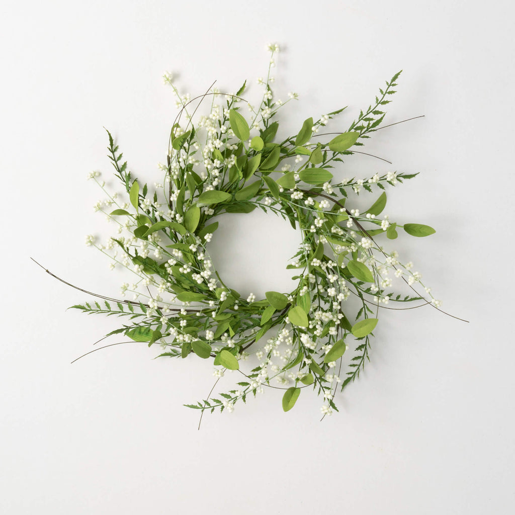 Lush Leaf Berry Small Wreath  