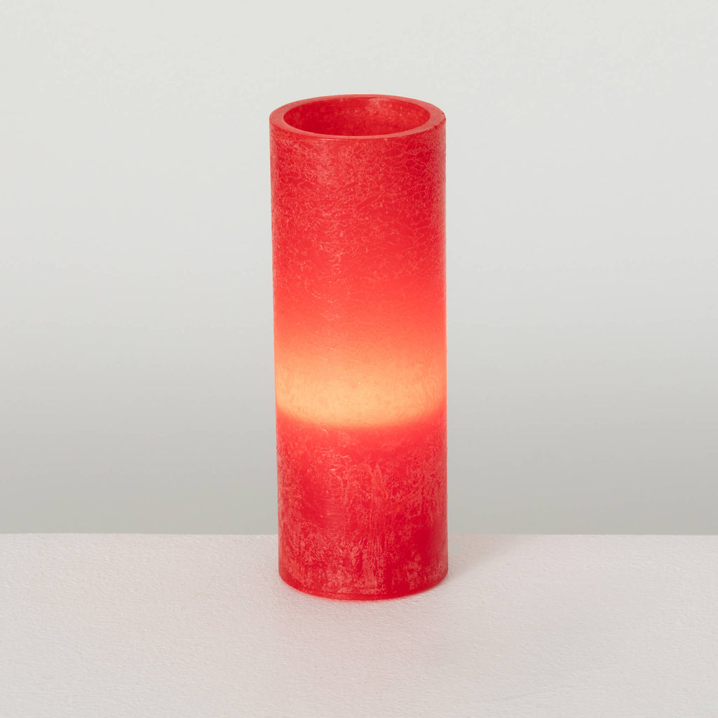 Timber Led Glow Candle - Berry