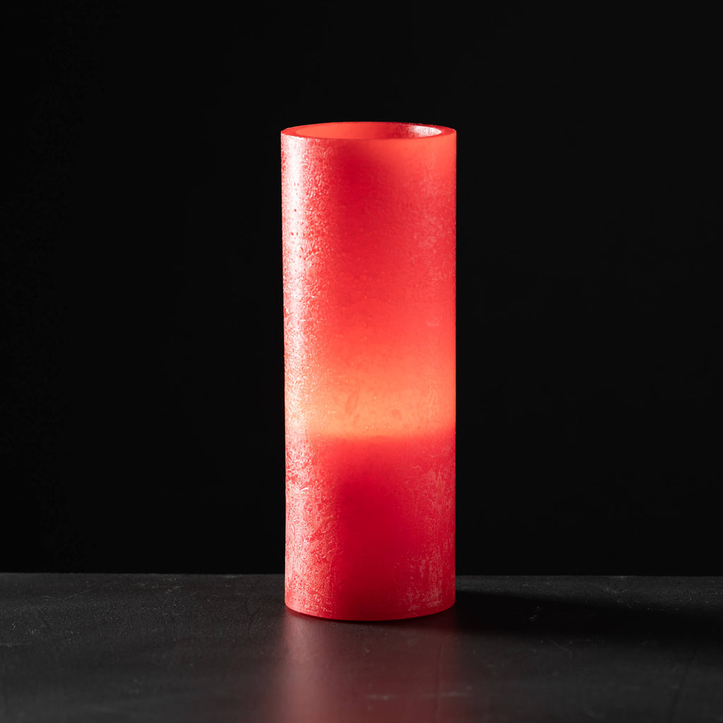 Timber Led Glow Candle - Berry