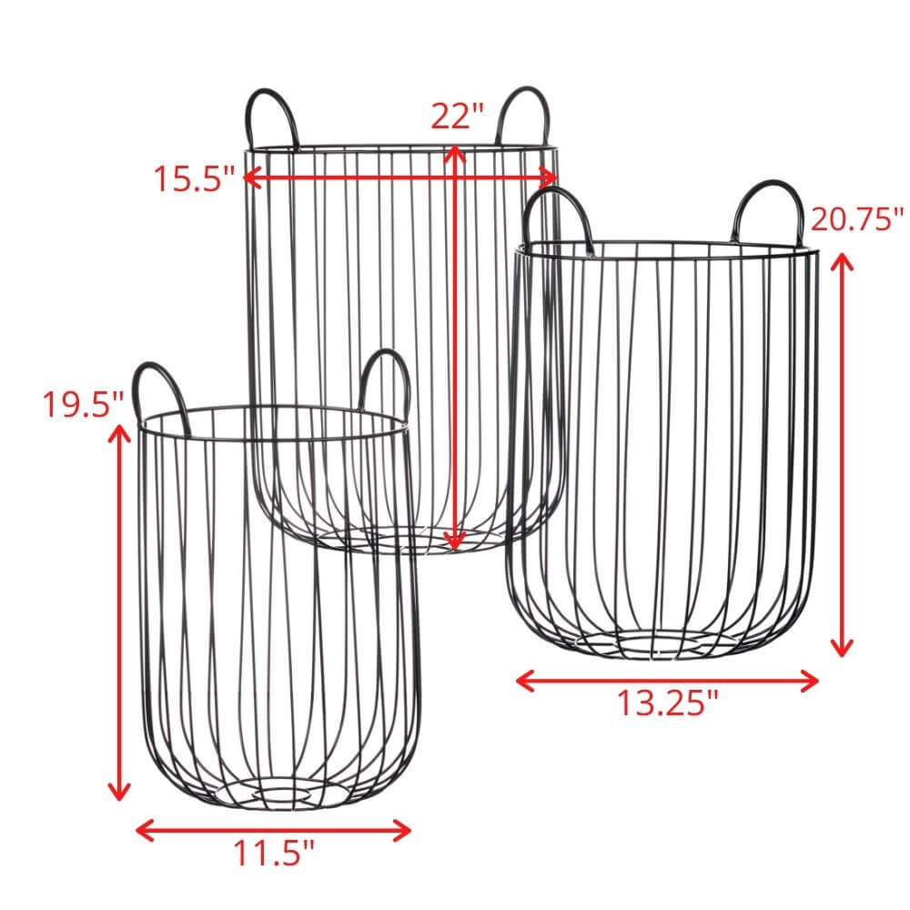 Wire Basket Set/3             