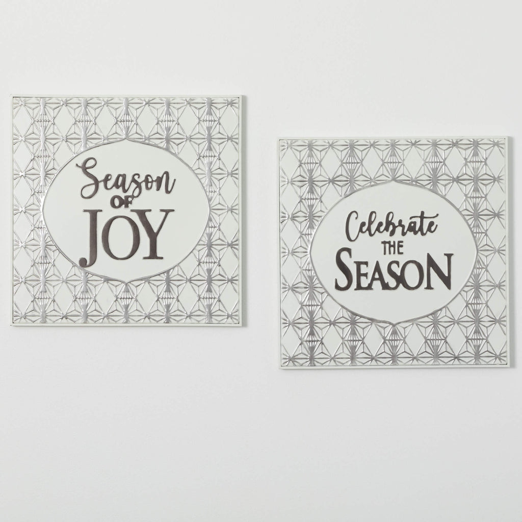 Joy Celebrate Wall Decor Set 2