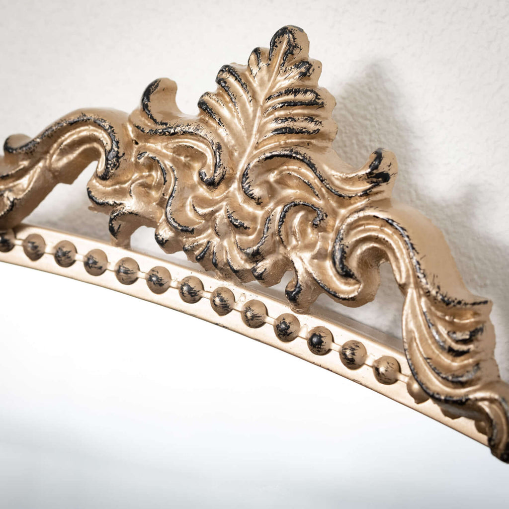 Vintage Gold Edged Wall Mirror