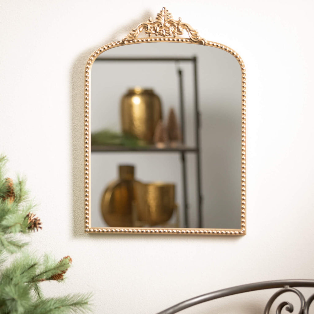 Vintage Gold Edged Wall Mirror