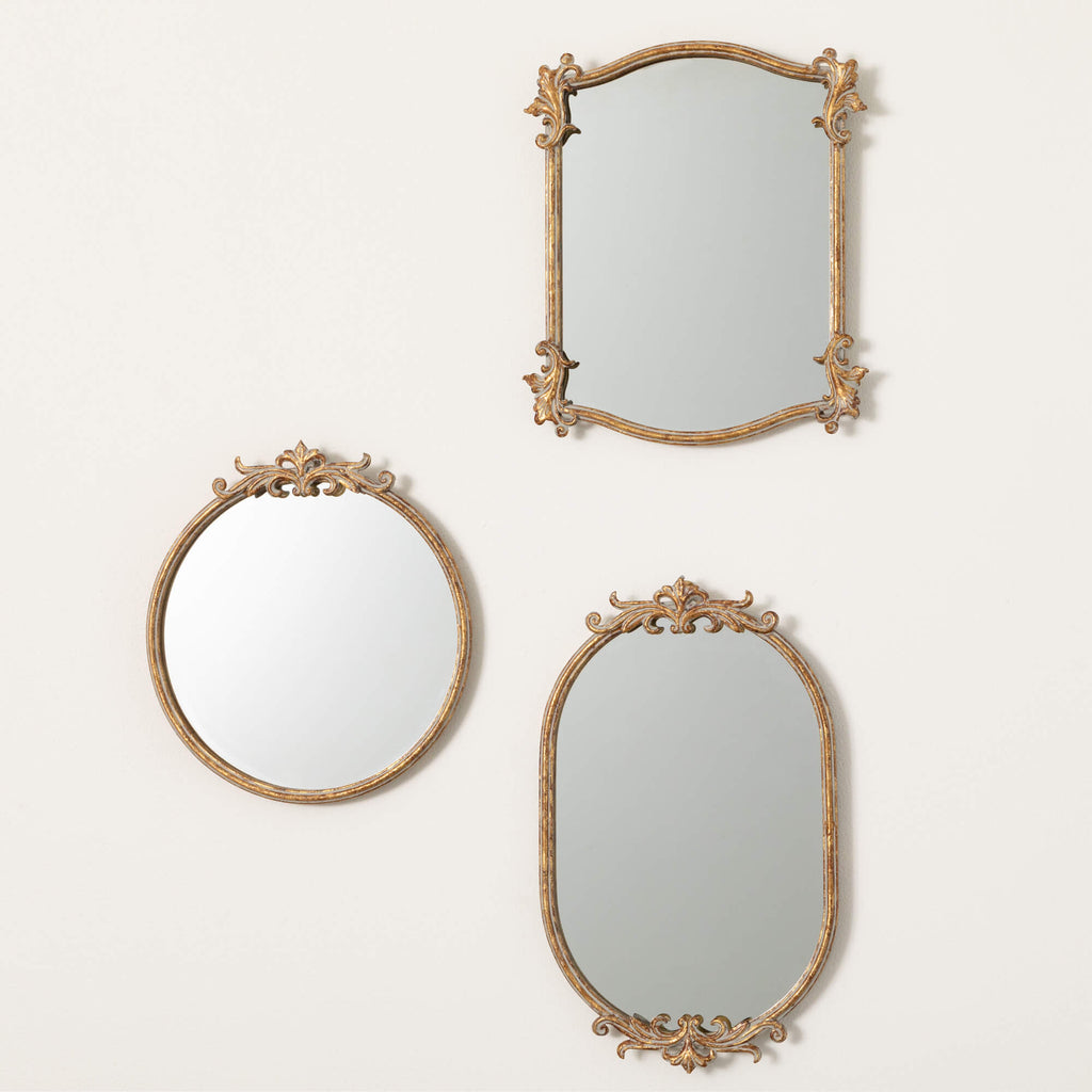 Heirloom Ornate Mirror Trio   