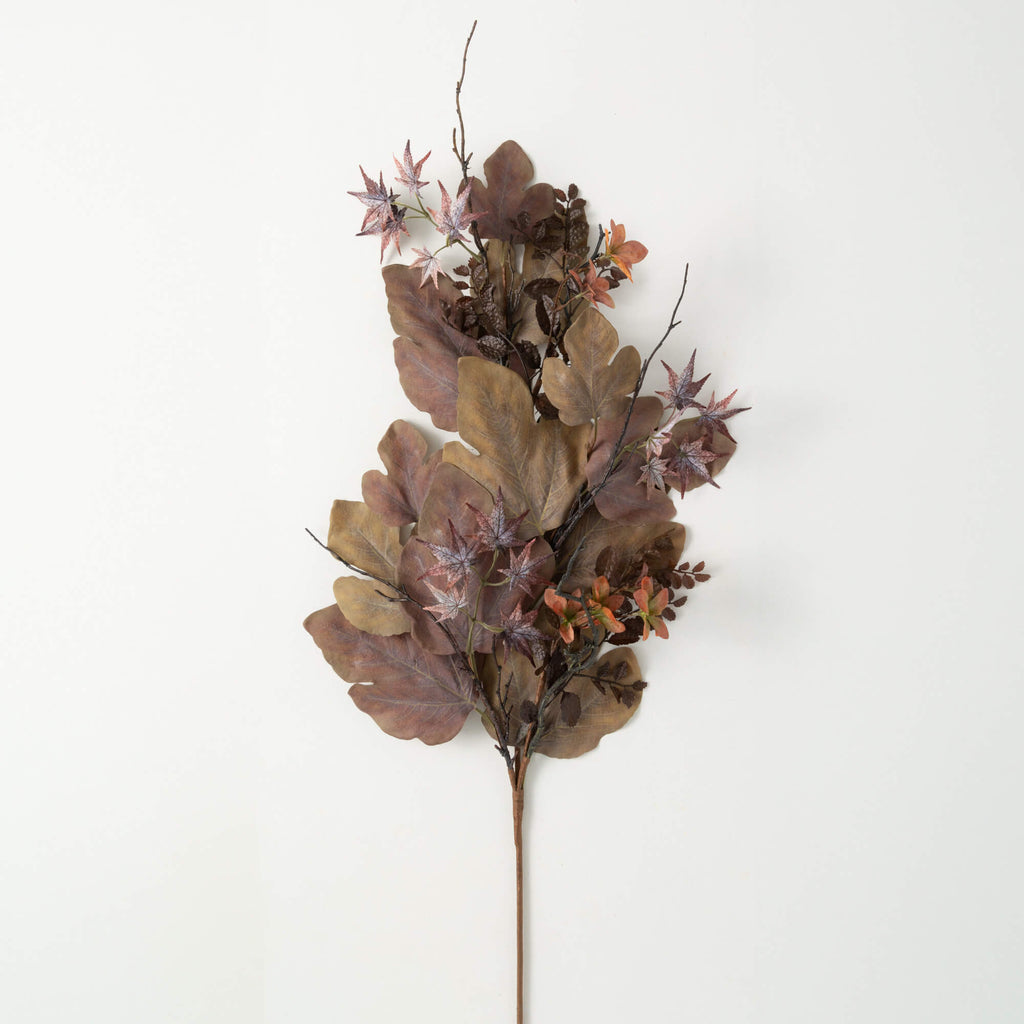 Mixed Leaf Rustic Fall Spray  