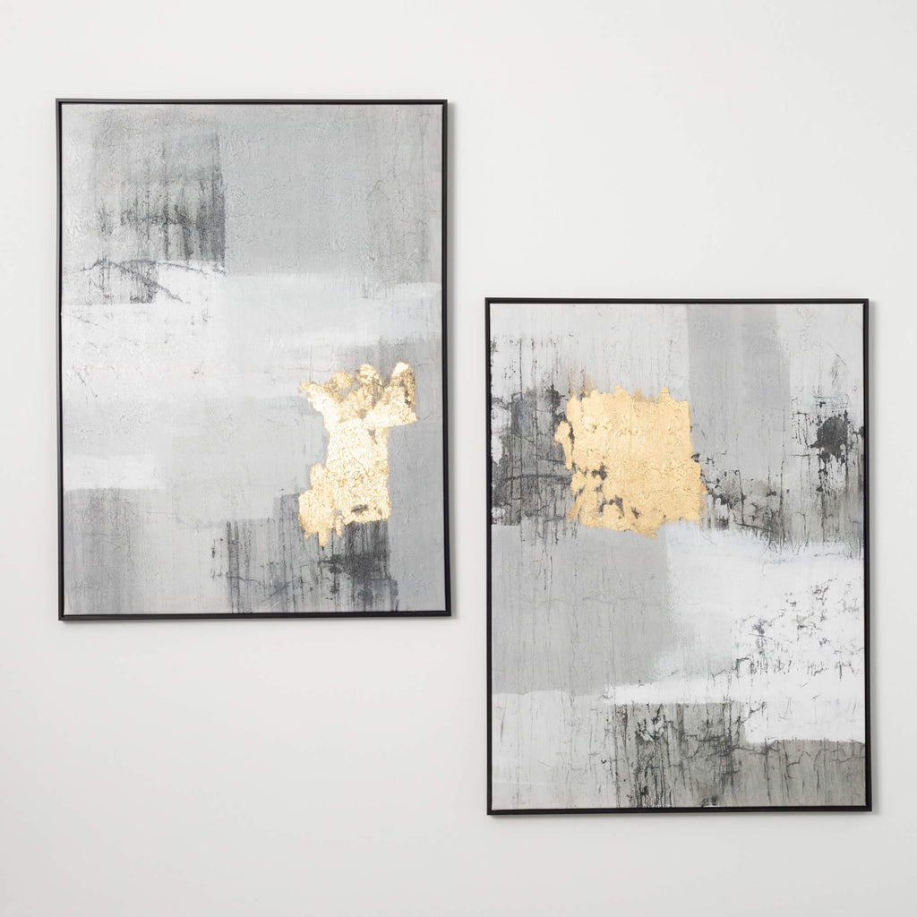 Contemporary Gray Wall Art Set