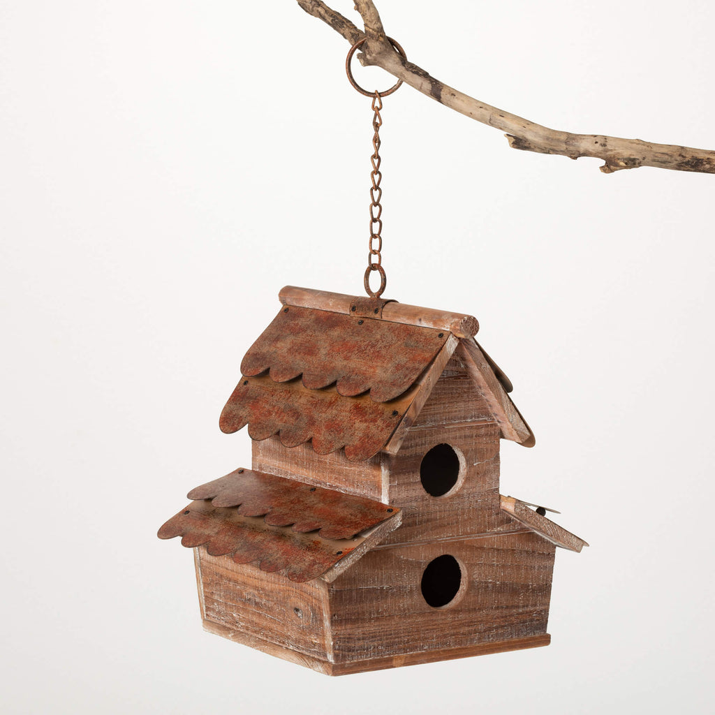 Copper Shingled Birdhouse     