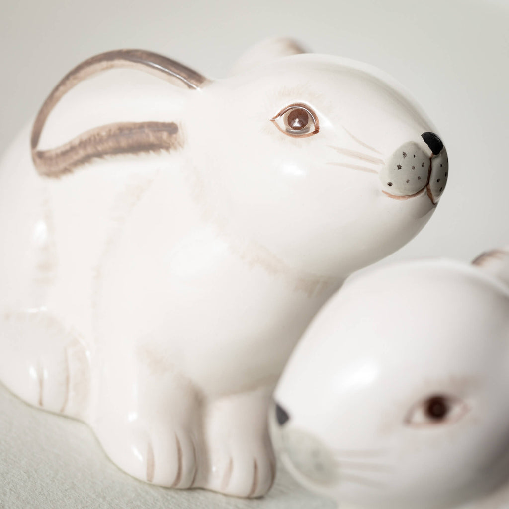 Sweet Sitting Bunny Figurines 