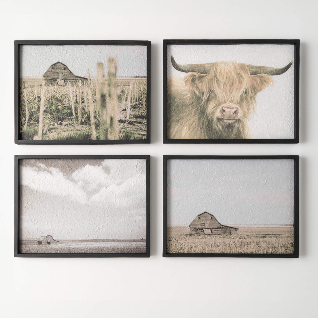 Farm Icons Wall Decor Print Se